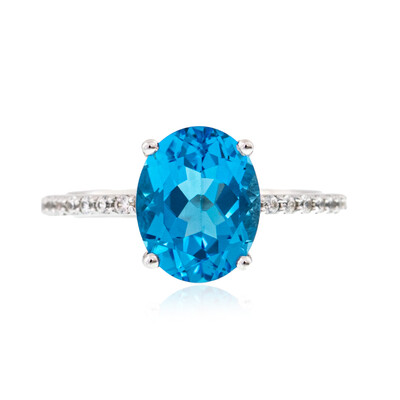 Anello in argento con Topazio Marambaia