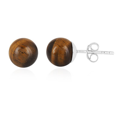 Orecchini in argento con Occhio di Tigre