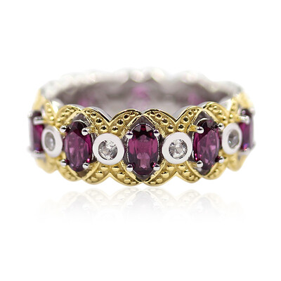 Anello in argento con Rodolite (Dallas Prince Designs)