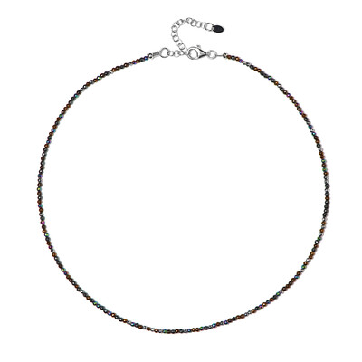 Collana in argento con Ematite Argentata