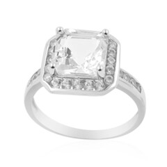Anello in argento con Danburite