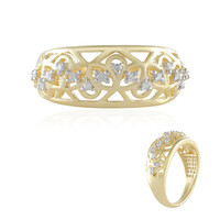 Anello in argento con Diamante I2 (H)