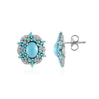 Orecchini in argento con Turchese Sleeping Beauty