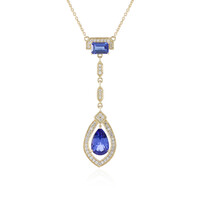 Collana in oro con Tanzanite AAA (de Melo)