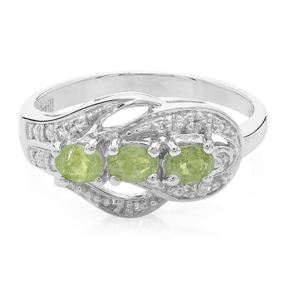Anello in argento con Tormalina Cuprian