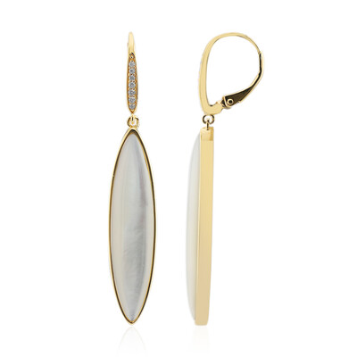 Orecchini in argento con Madreperla