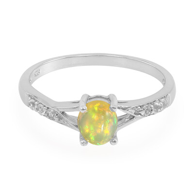 Anello in argento con Opale Indonesiano