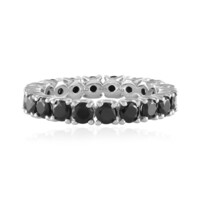Anello in argento con Spinello Nero