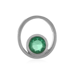 Ciondolo in argento con Smeraldo Russo