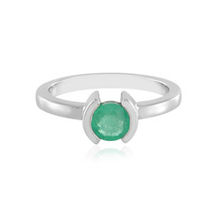 Anello in argento con Smeraldo Russo