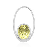 Ciondolo in argento con Quarzo Ouro Verde