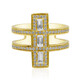 Anello in argento con Topazio Bianco