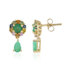 Orecchini in argento con Smeraldo Socoto