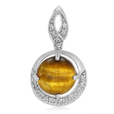 Ciondolo in argento con Occhio di Tigre