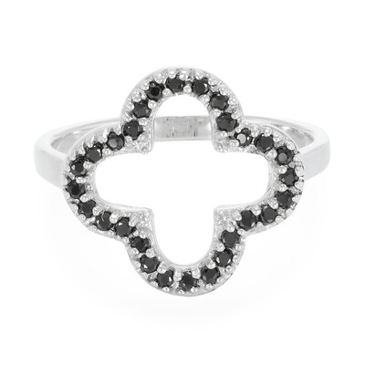 Anello in argento con Spinello Nero