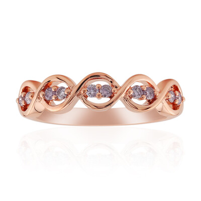 Anello in oro con Diamante Rosa d'Argyle I3 (Mark Tremonti)