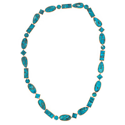 Collana con Turchese Ramato Blu (Dallas Prince Designs)