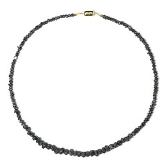 Collana in argento con Diamante Nero(Adela Silber)