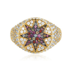 Anello in argento con Citrino