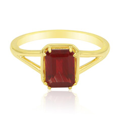Anello in oro con Tibetanite Rossa (Adela Gold)
