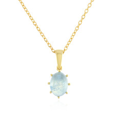 Collana in argento con Acquamarina