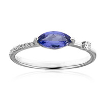 Anello in oro con Tanzanite AAA