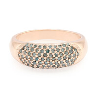Anello in argento con Diamante Fancy