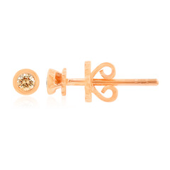 Orecchini in oro con Diamante Rose de France SI1 di Argyle