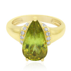 Anello in oro con Sfene (CIRARI)