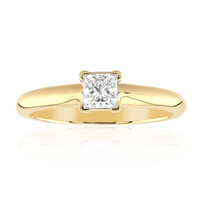 Anello in oro con Diamante IF (D)
