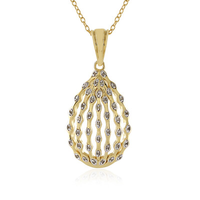 Collana in argento con Diamante Cioccolato I3