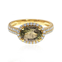 Anello in oro con Tanzanite (non riscaldata)