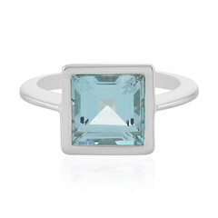 Anello in argento con Topazio Blu Cielo