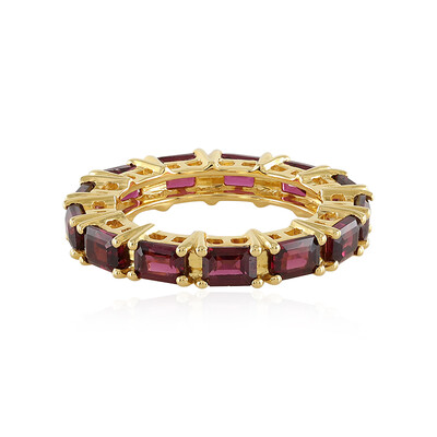 Anello in argento con Rodolite Lampone