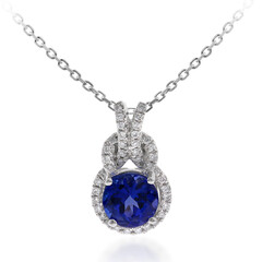 Collana in oro con Tanzanite AAA (CIRARI)