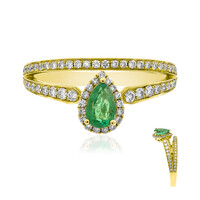 Anello in oro con Smeraldo Zambia AAA (CIRARI)