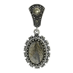 Ciondolo in argento con Labradorite