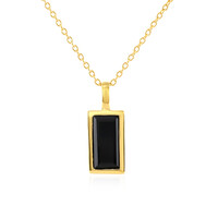 Collana in argento con Onice Nero