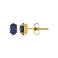 Orecchini in argento con Zaffiro Stellato Blu