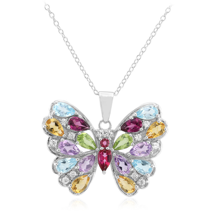 LILLY MARIE Orecchini Donna In Argento 925 Con Cristalli Multicolori - Fatti A Mano In Europa, Confezione Regalo - 3