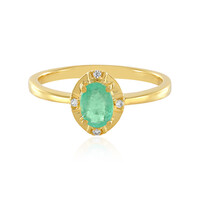 Anello in argento con Smeraldo Russo