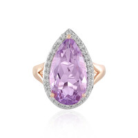 Anello in argento con Ametista Rose de France