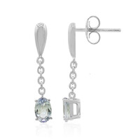 Orecchini in argento con Tanzanite Verde