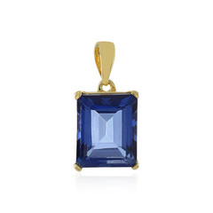 Ciondolo in argento con Topazio Blu Royal