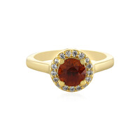 Anello in argento con Zircone Mogano