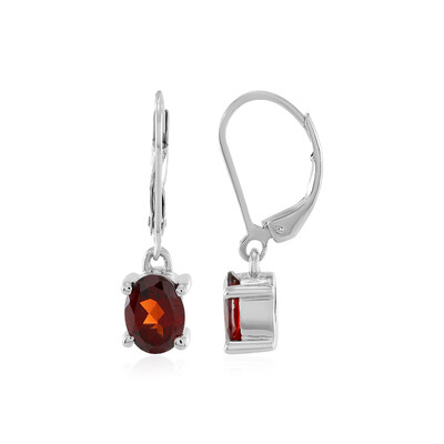 Orecchini in argento con Granato Mozambico