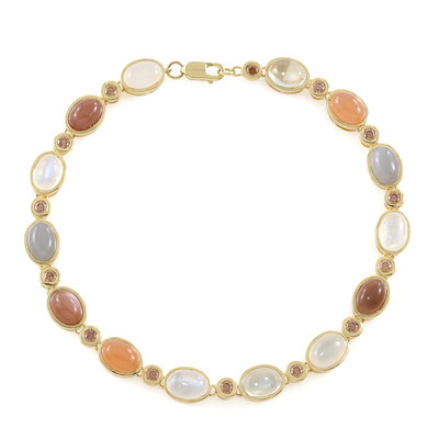 Bracciale in argento con Pietra di Luna Bianca (KM by Juwelo)