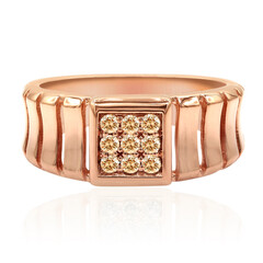 Anello in oro con Diamante Rose de France SI1 di Argyle