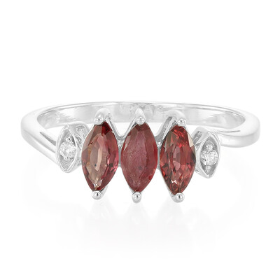 Anello in argento con Rubino Malawi