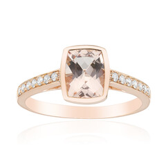 Anello in oro con Morganite AAA (CIRARI)